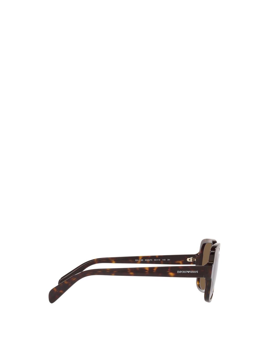 Emporio Armani Brown Square-Frame Sunglasses