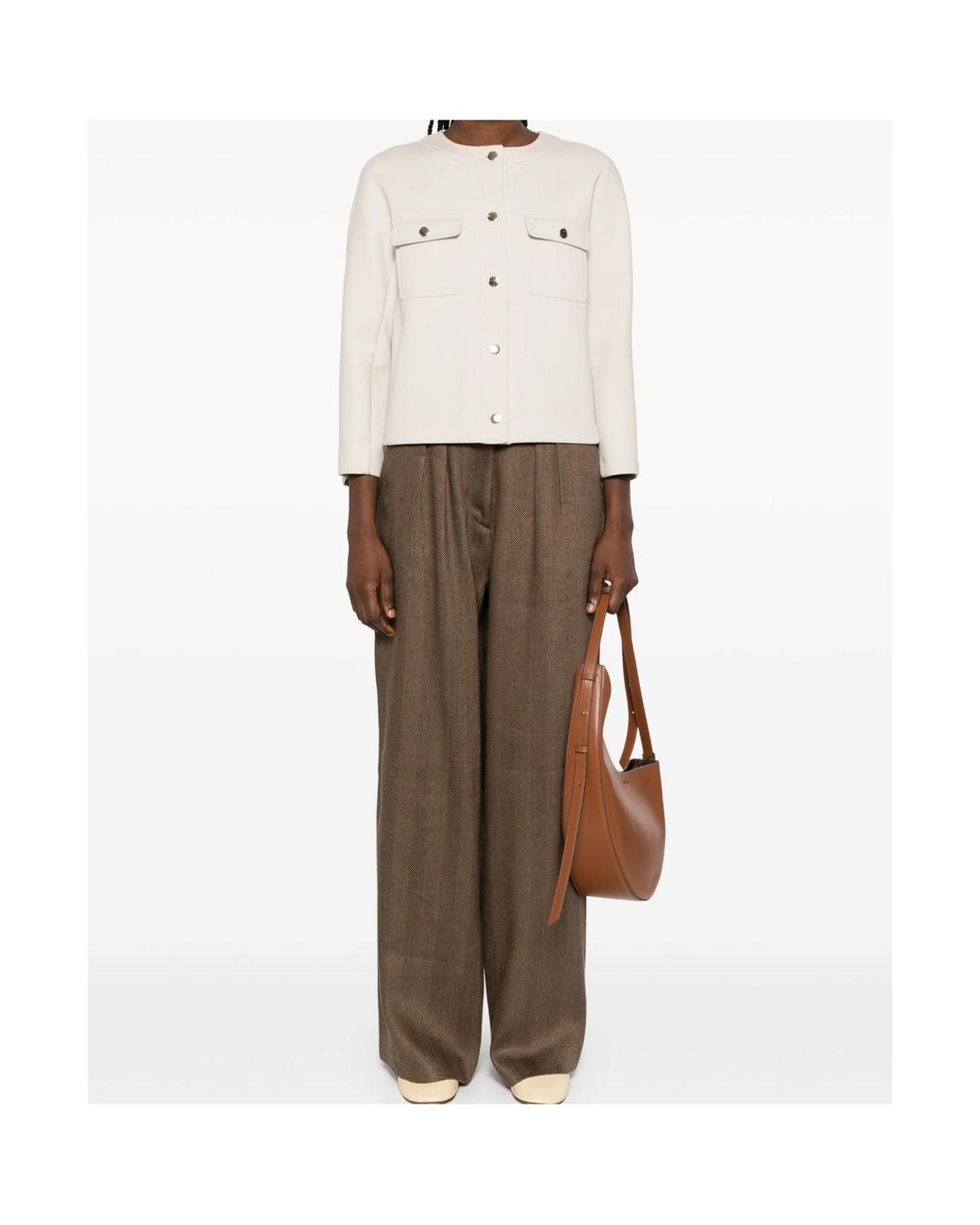Officine Generale Brown Elia Trousers