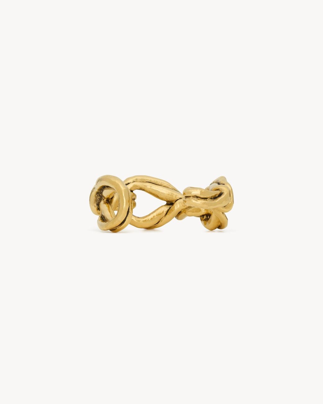 Saint Laurent Metallic Knot Cuff