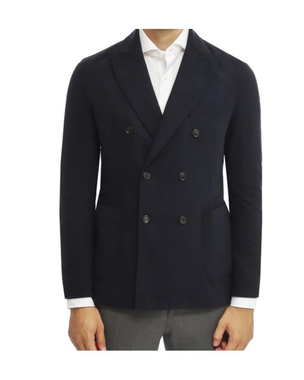 Circolo 1901 Blue Double-Breasted Blazer for men