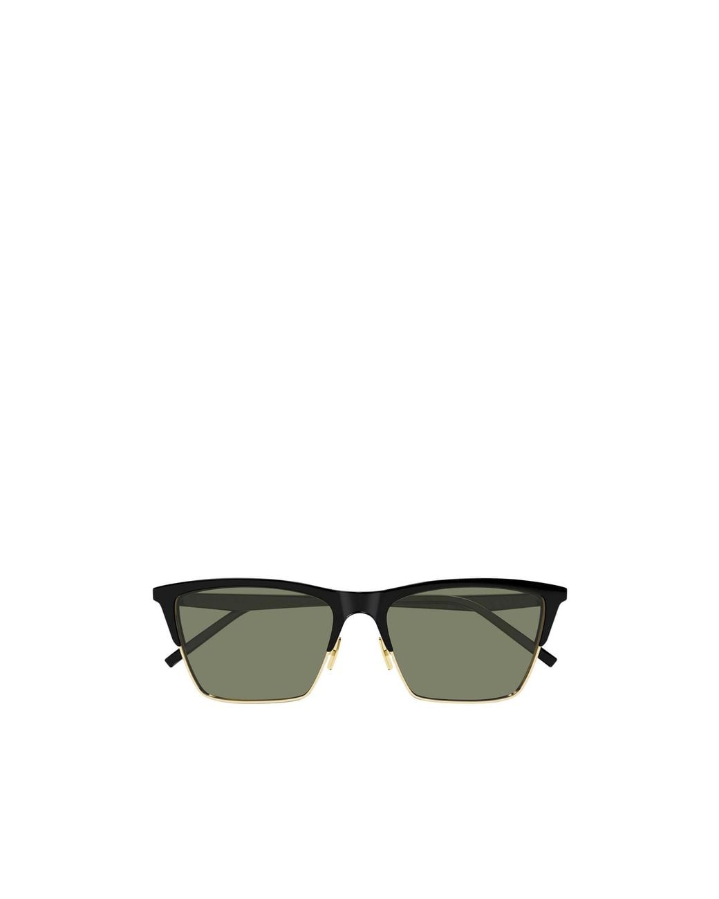 Saint Laurent Green Eyewear Cat-Eye Sunglasses
