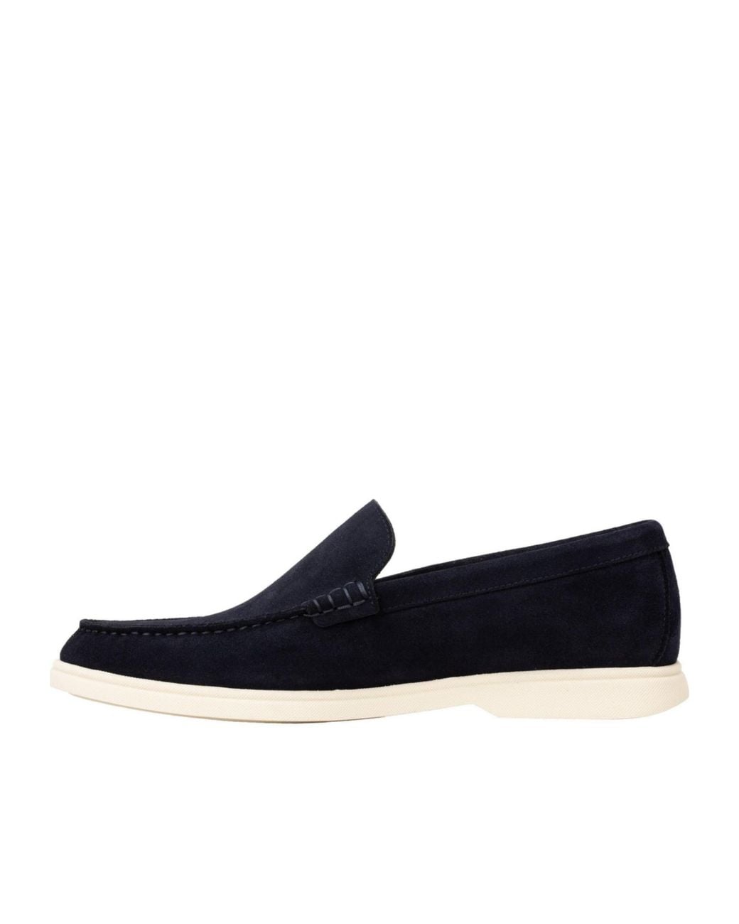 Boss Blue Solid Color Loafers for men