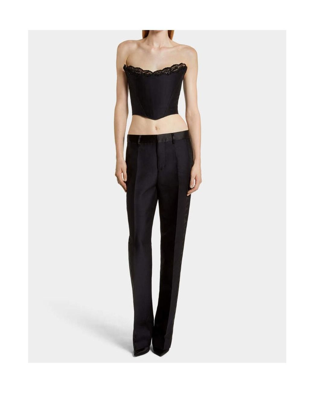 DSquared² Black Paris Corset Top