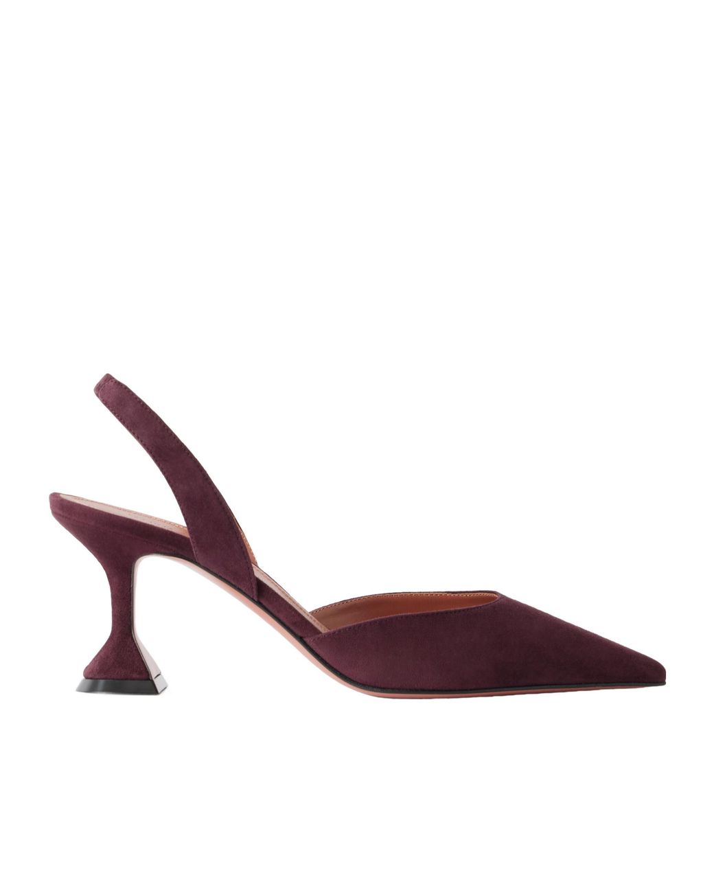 AMINA MUADDI Brown Simple High Heels