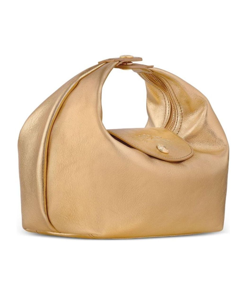 Longchamp Metallic Mini Le Pliage Xtra Leather Tote Bag