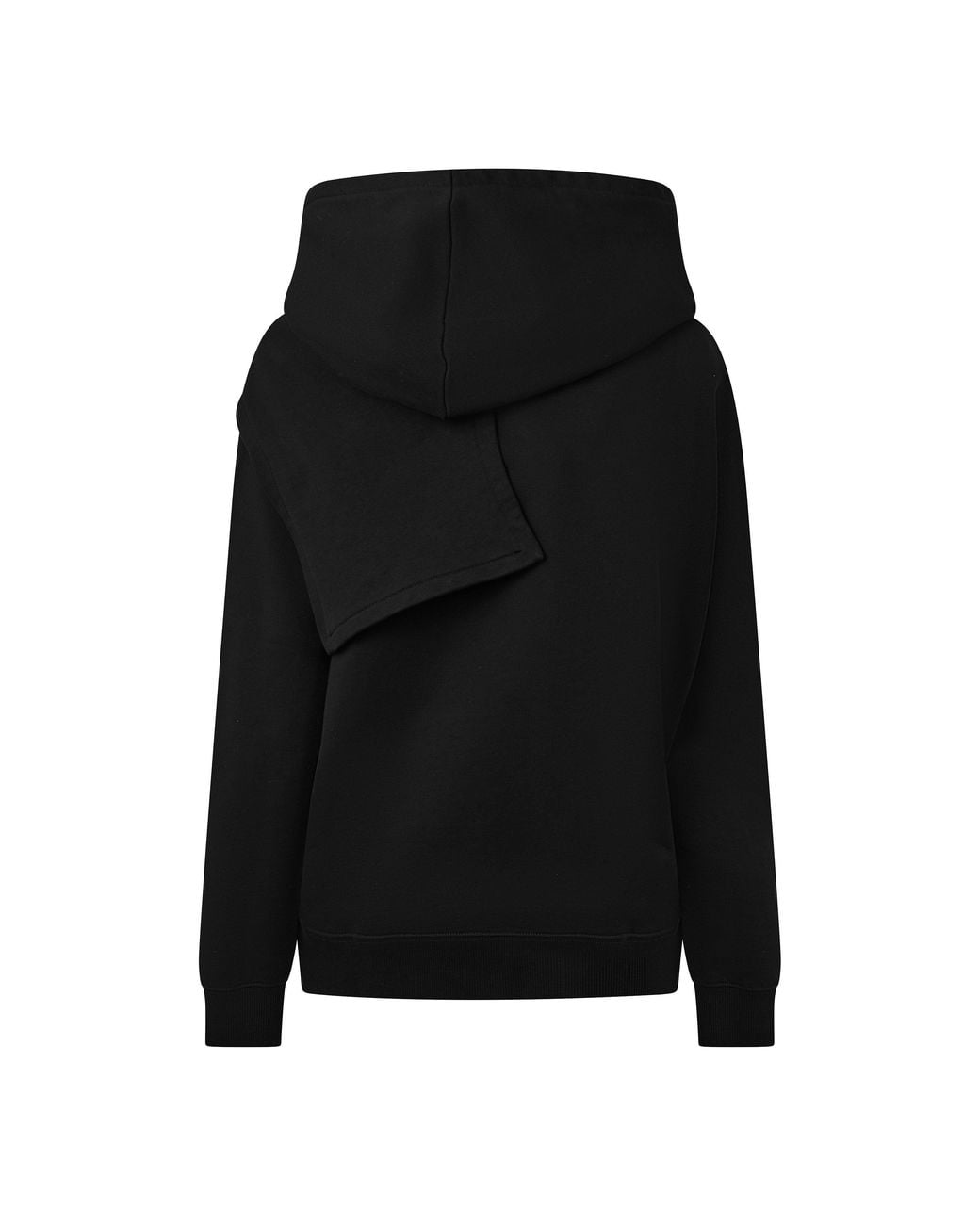 Courreges Black Simple Hoodie