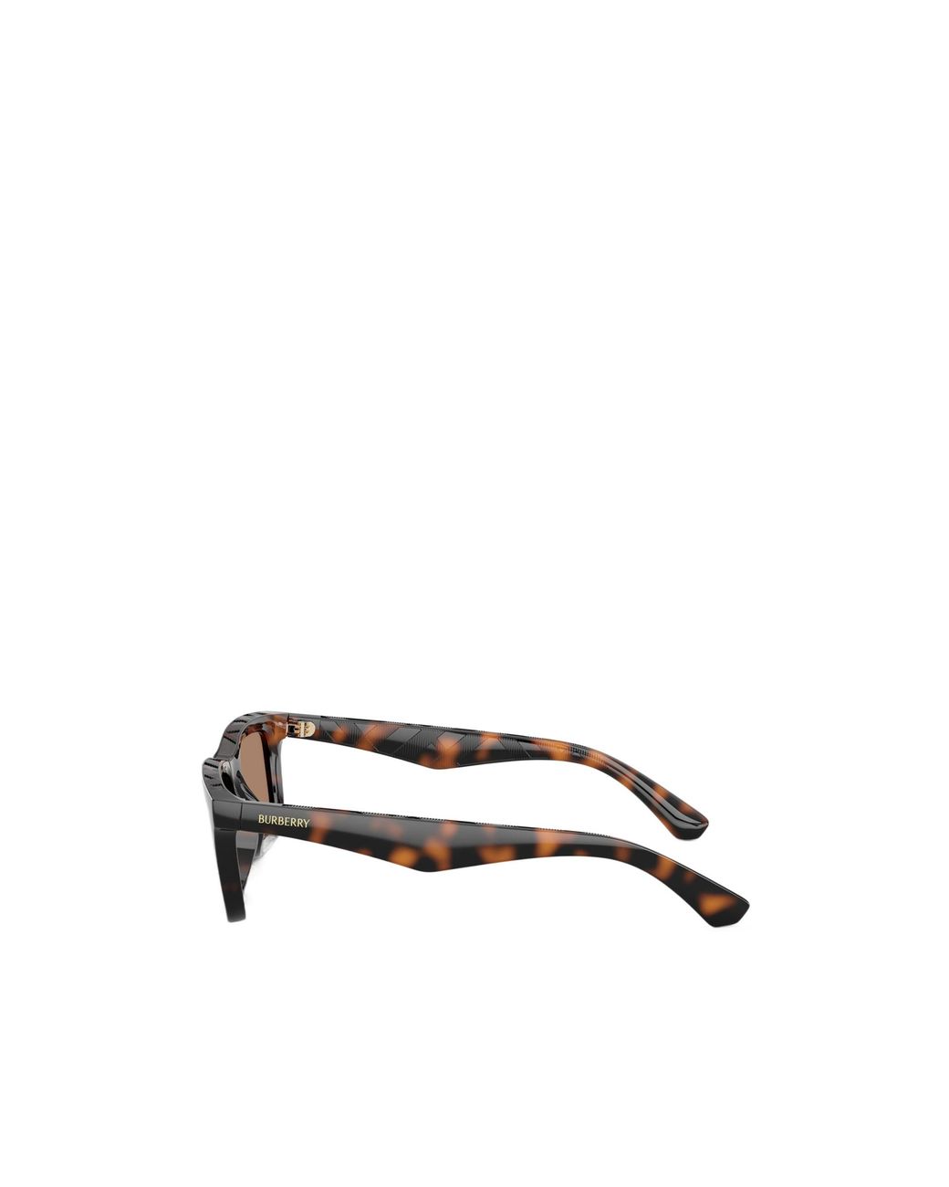 Burberry Brown Eyewear Rectangle Frame Sunglasses for men