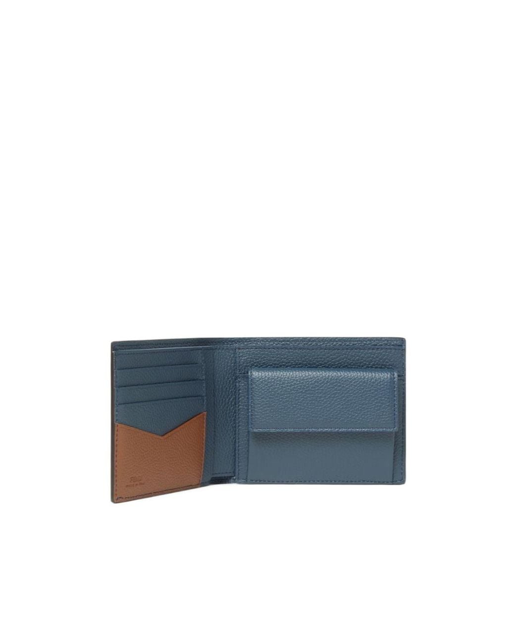 Fendi Blue Lui Bi-Fold Wallet for men