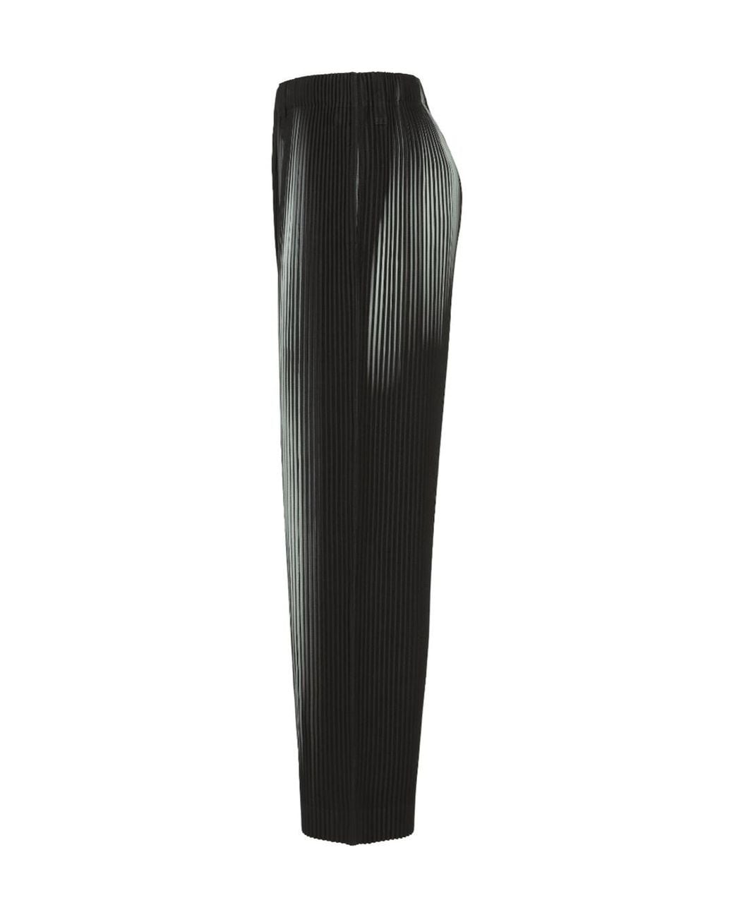 Homme Plissé Issey Miyake Black In The Shadow Trousers for men