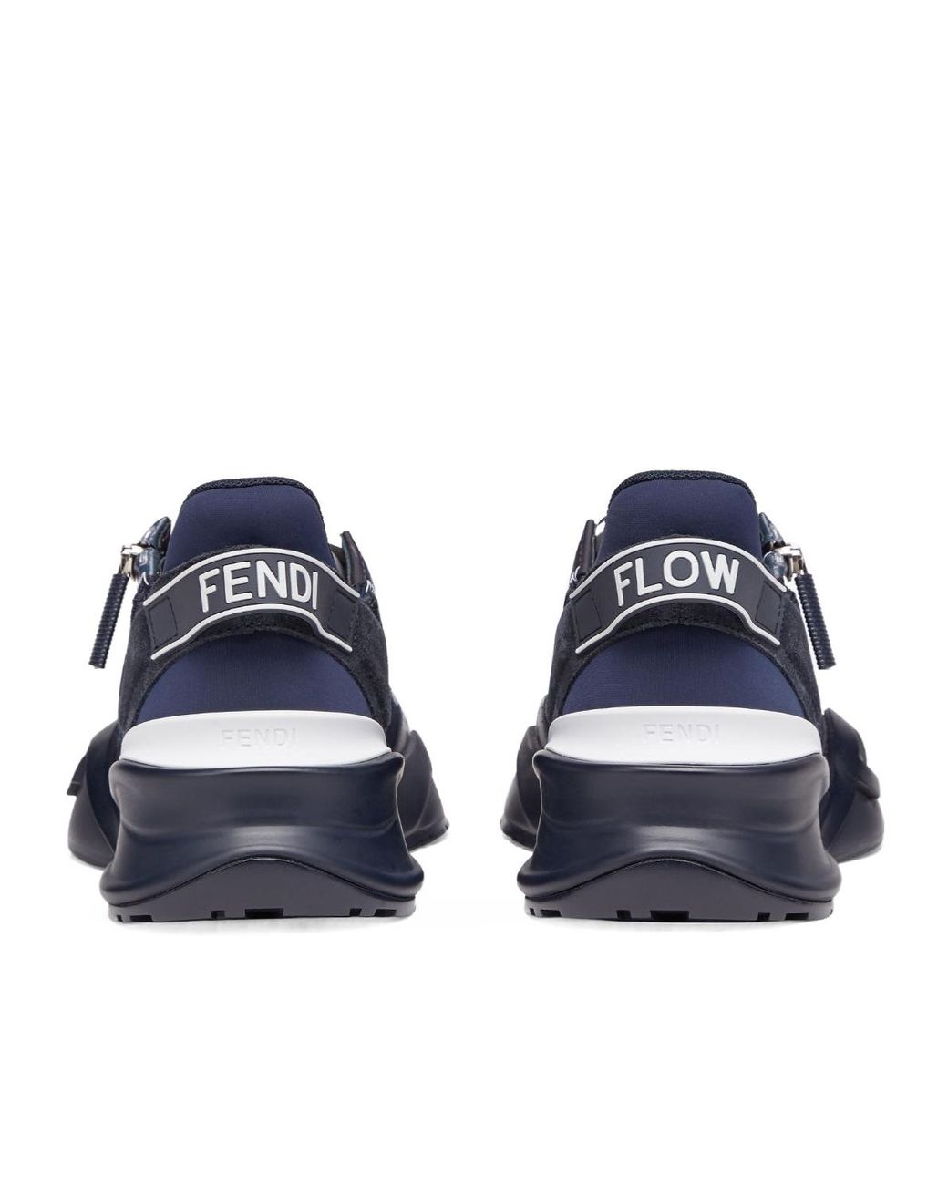 Fendi Blue Flow Slip-On Sneakers for men