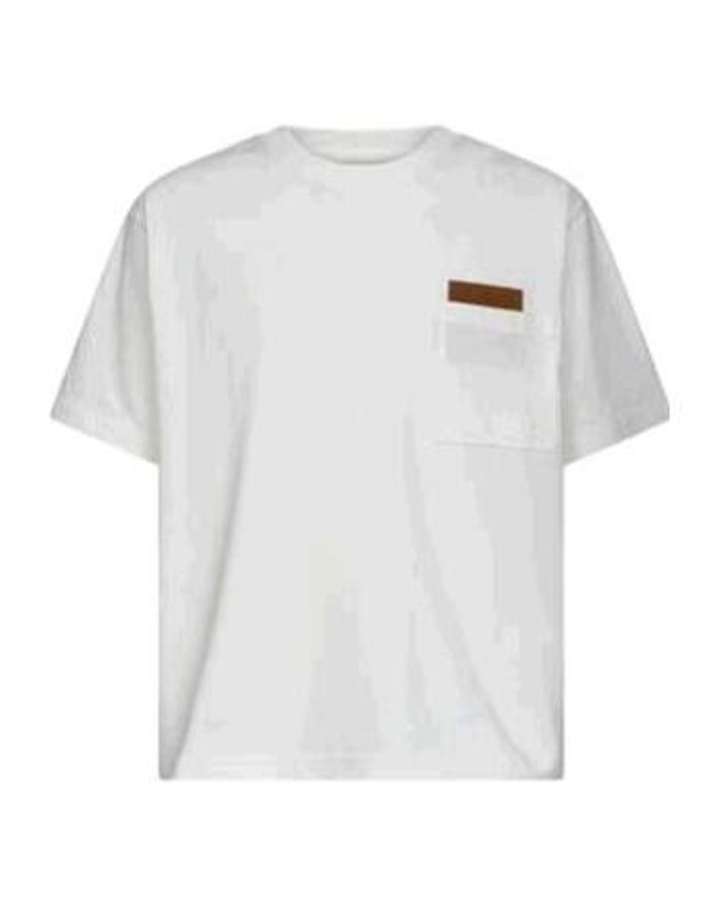 Bottega Veneta White Short Sleeved Crewneck T-Shirt for men