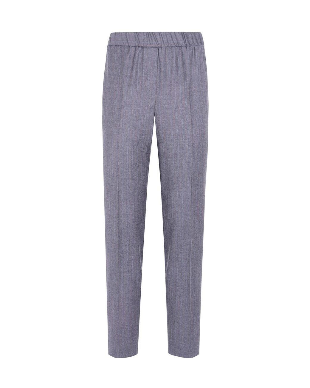Peserico Blue Slim Fit Trousers