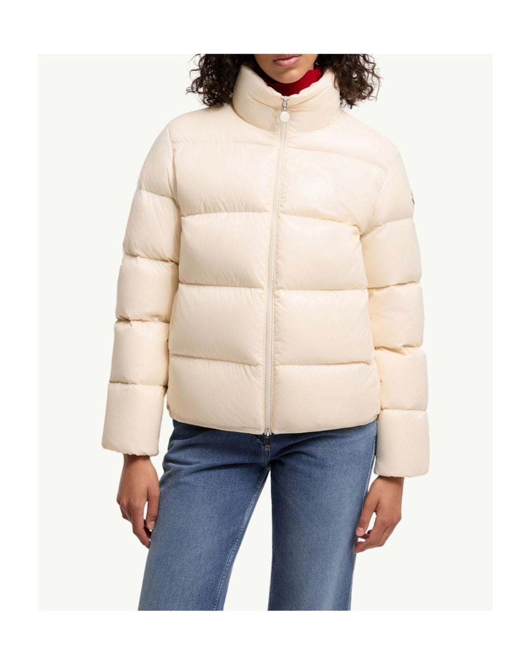 Moncler Natural Abbadia Short Down Jacket