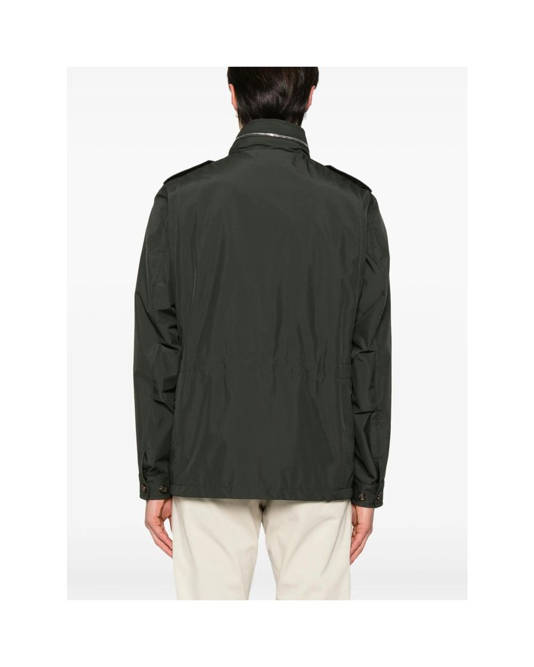 Moorer Black Denver Long-Sleeved Jacket for men