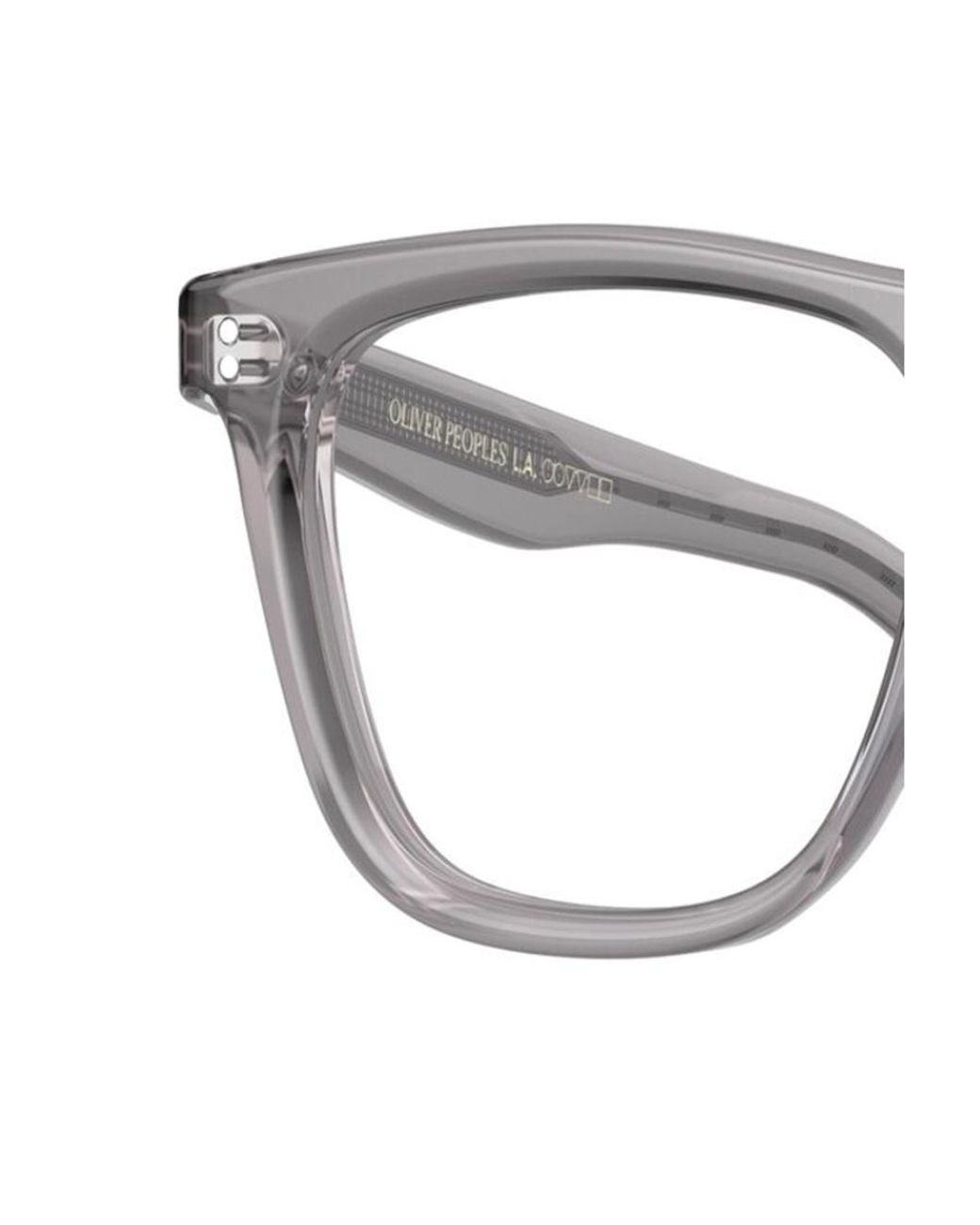 Oliver Peoples White Square Frame Glasses for men