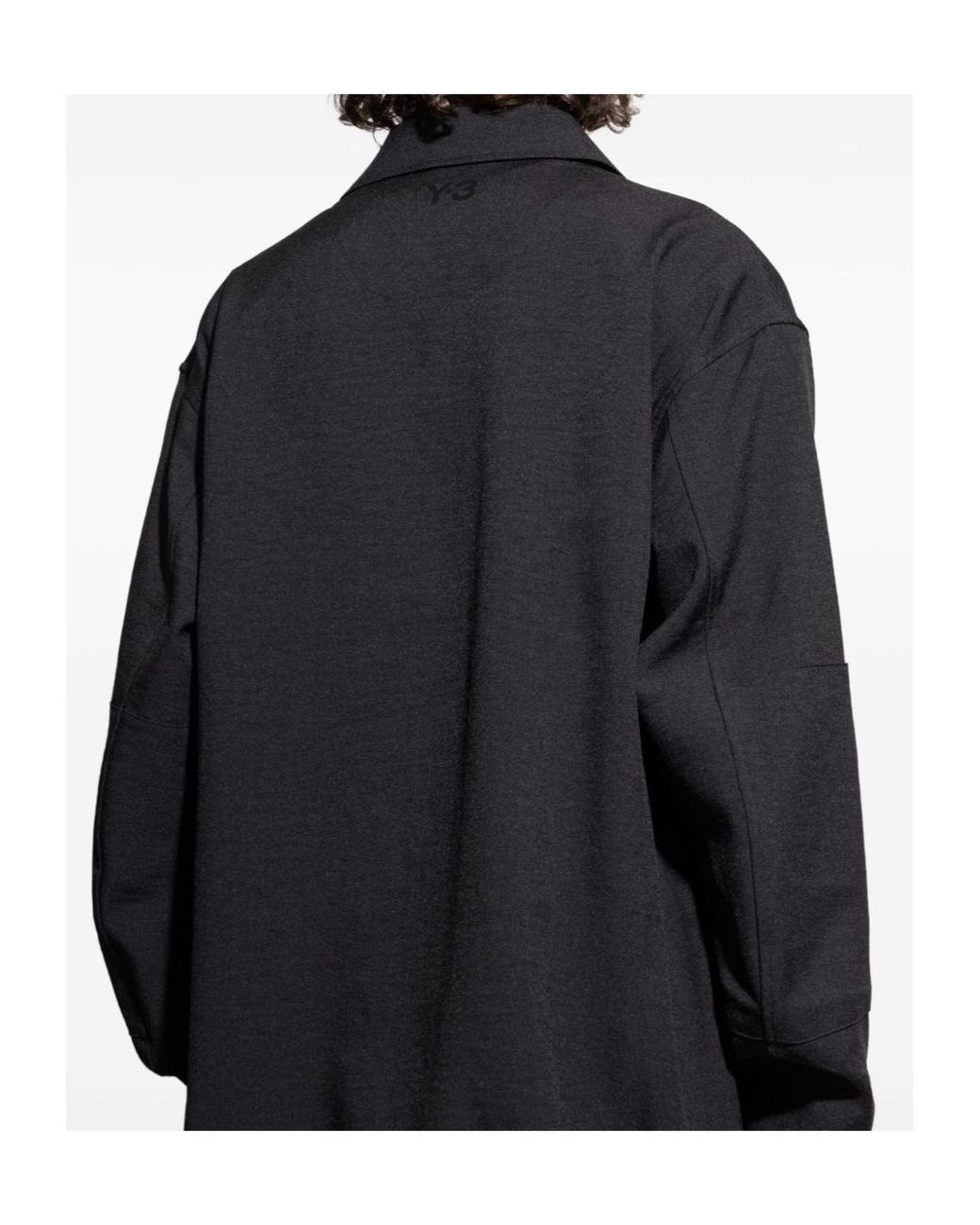 Y-3 Blue Drawstring Hem Jacket for men