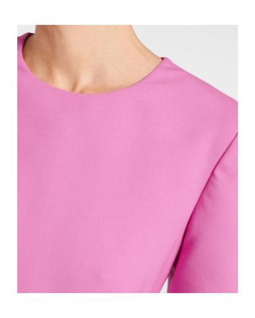 Oscar de la Renta Pink Floral Lace-Trimmed Midi Dress
