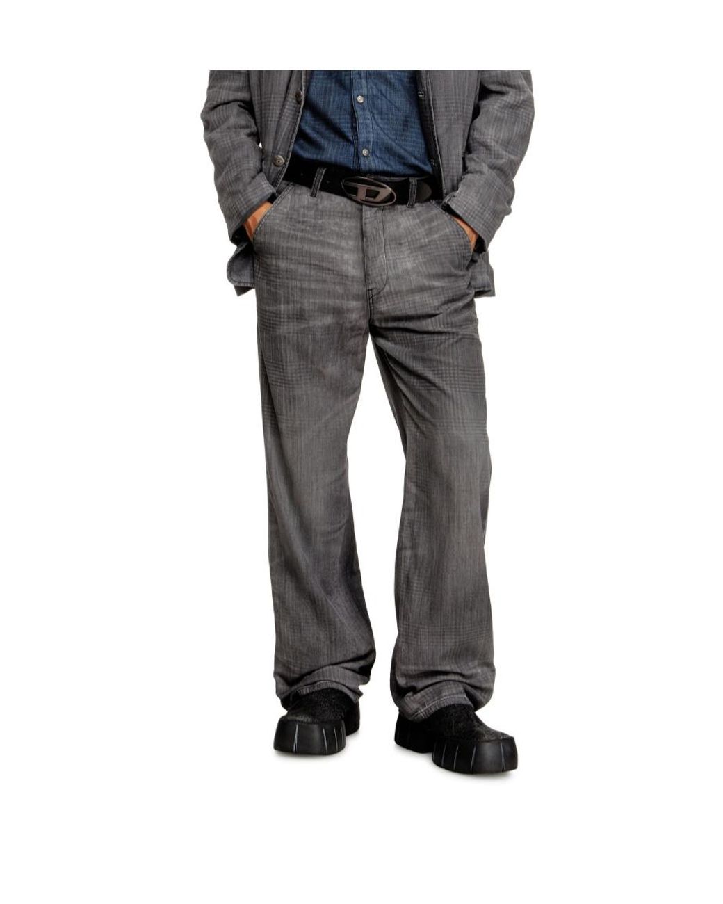 DIESEL Gray D-Phant-Chino-S2 Jeans for men