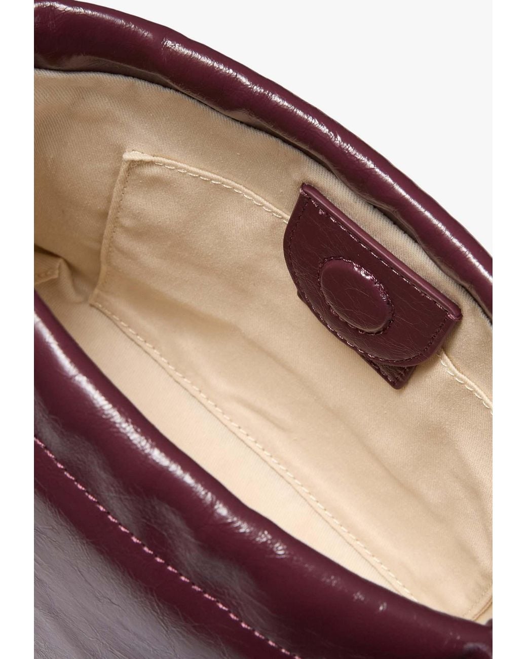 A.P.C. Purple Logo-Print Shoulder Bag