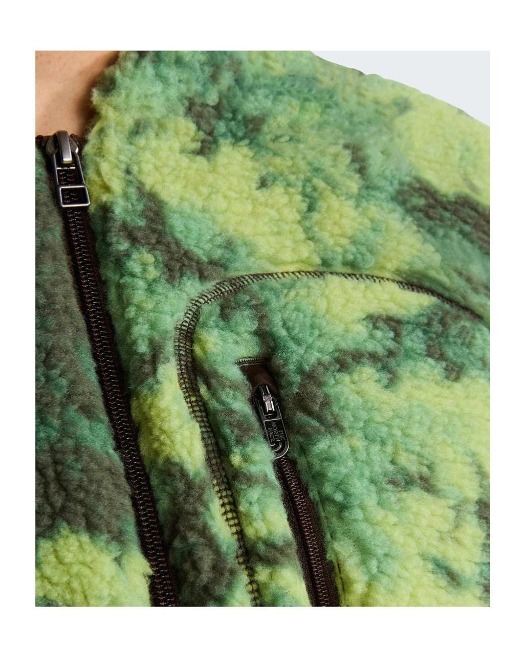 The North Face Green Cropped Fleece Jacket
