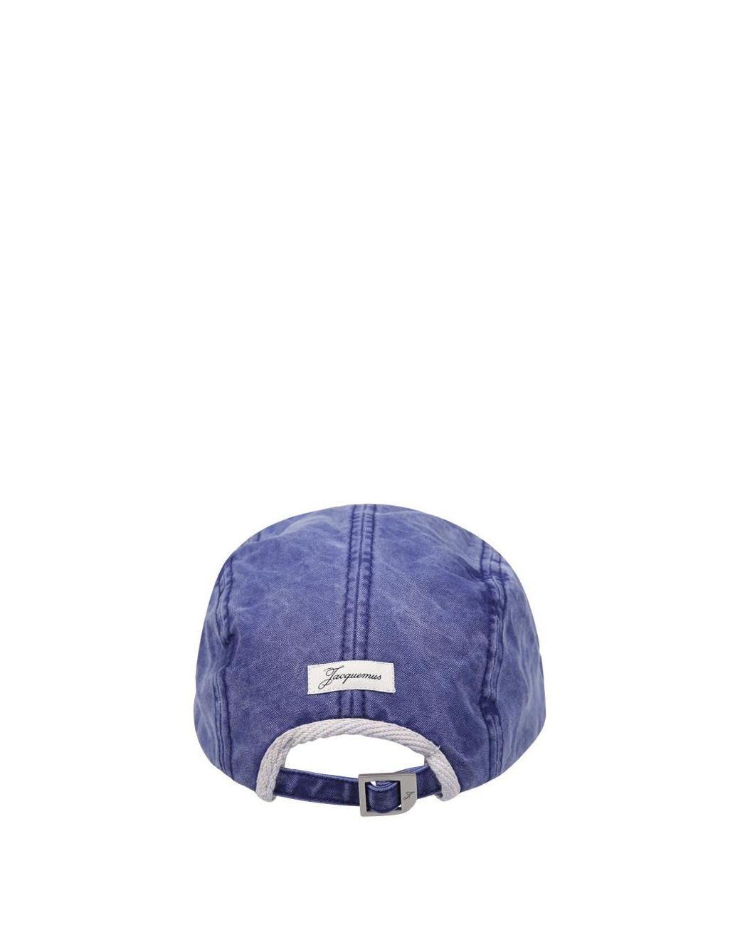 Jacquemus Blue Logo Embroidered Cap for men