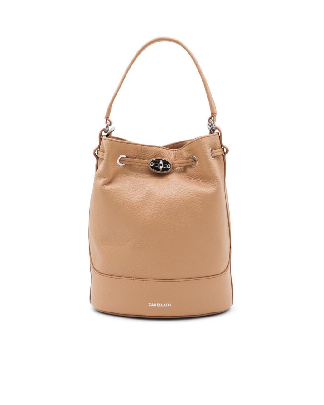 Zanellato Natural Top-Handle Bucket Bag