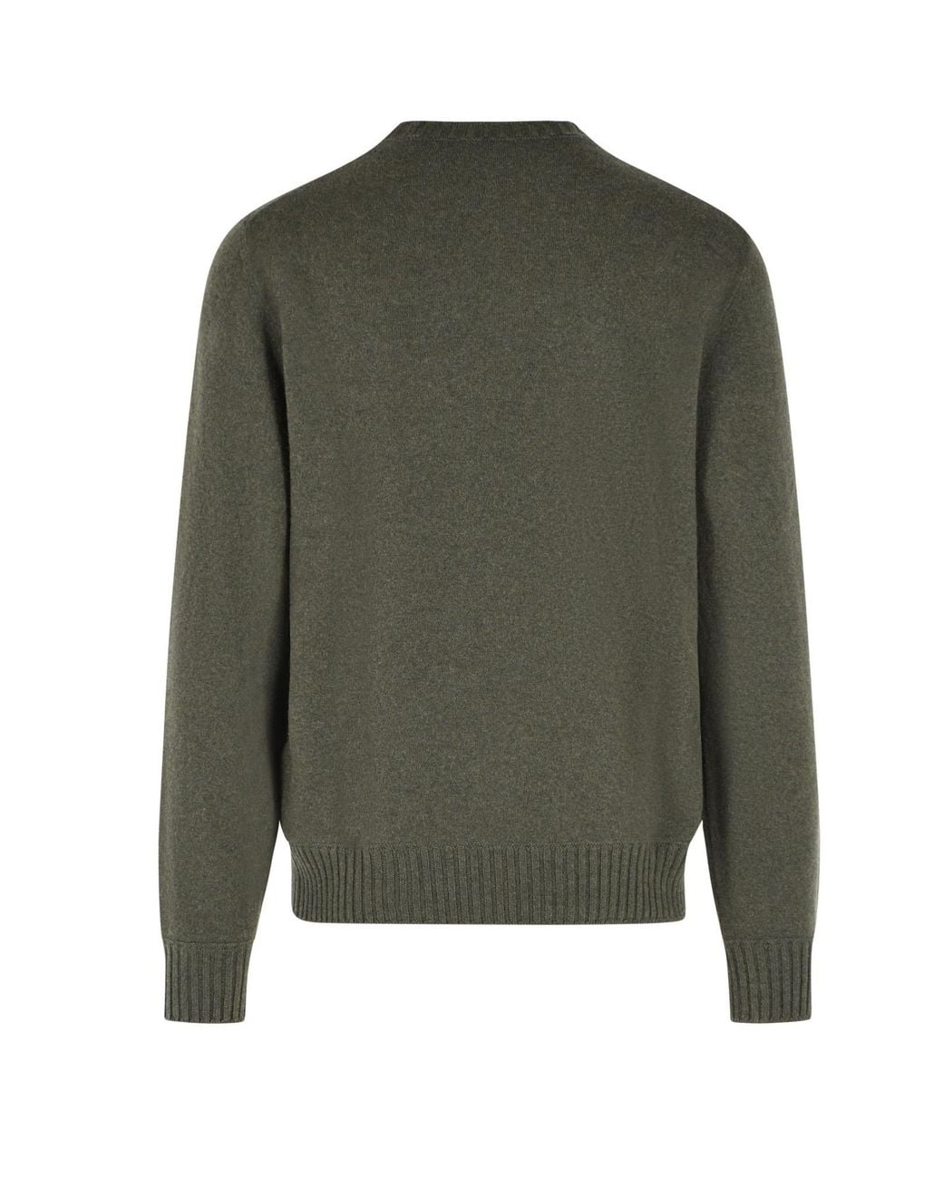 Gran Sasso Green Crew-Neck Sweater for men