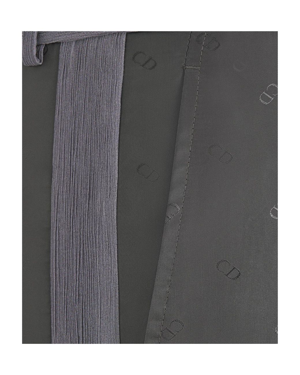 Dior Gray Homme Button Detailed Straight Leg Pants for men