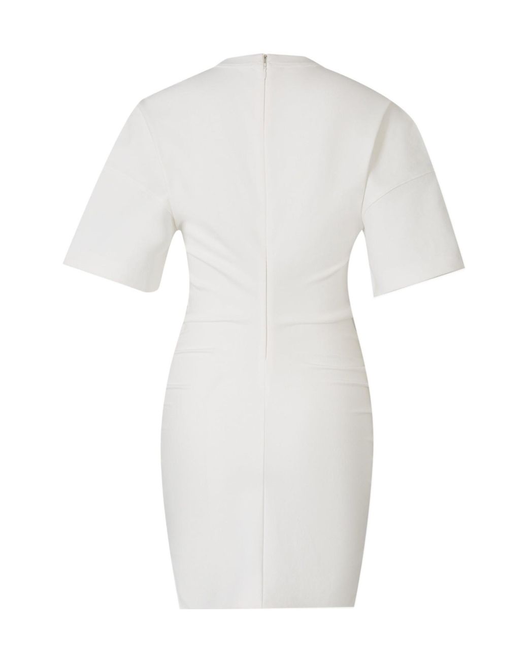 Alexander Wang White Drop Shoulder Mini Dress