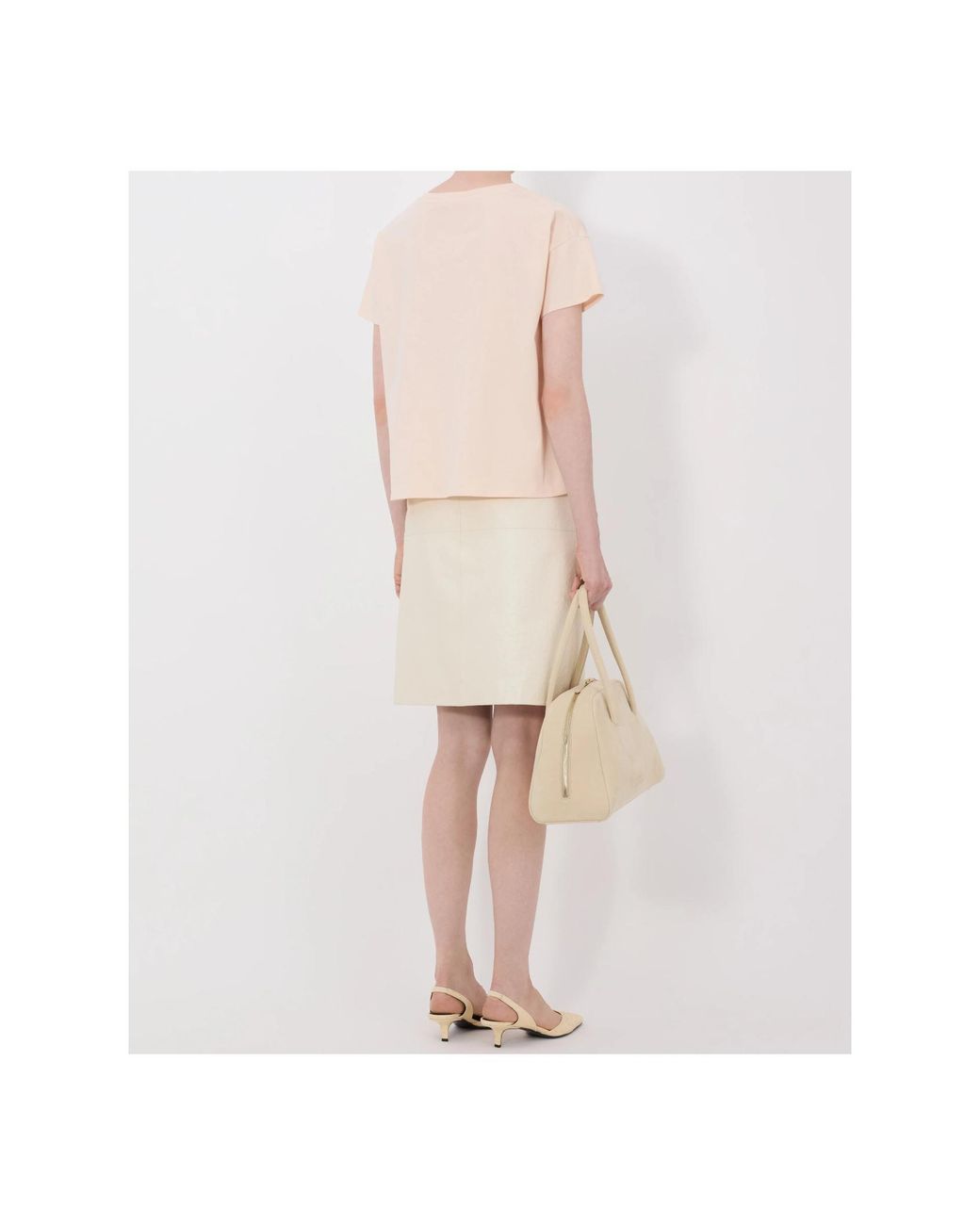 Loulou de Saison Pink Basiluzzo Boxy T-Shirt