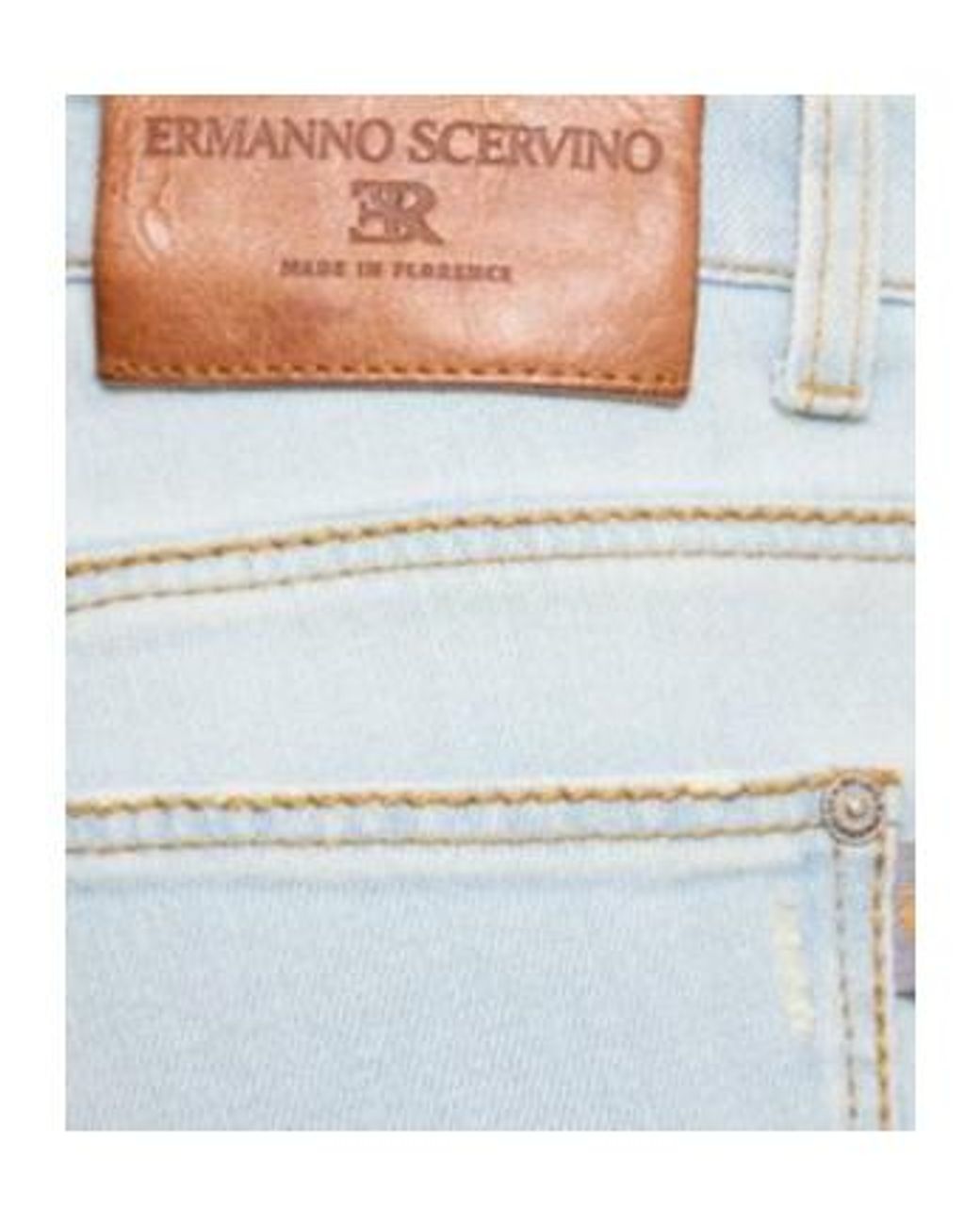 Ermanno Scervino Blue Jeans With Belt Loops
