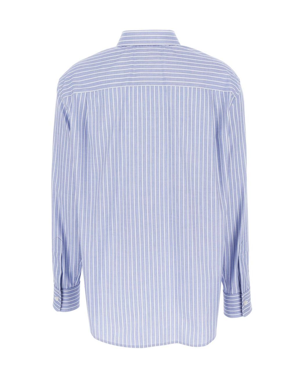 Céline Blue Striped Cambridge Shirt