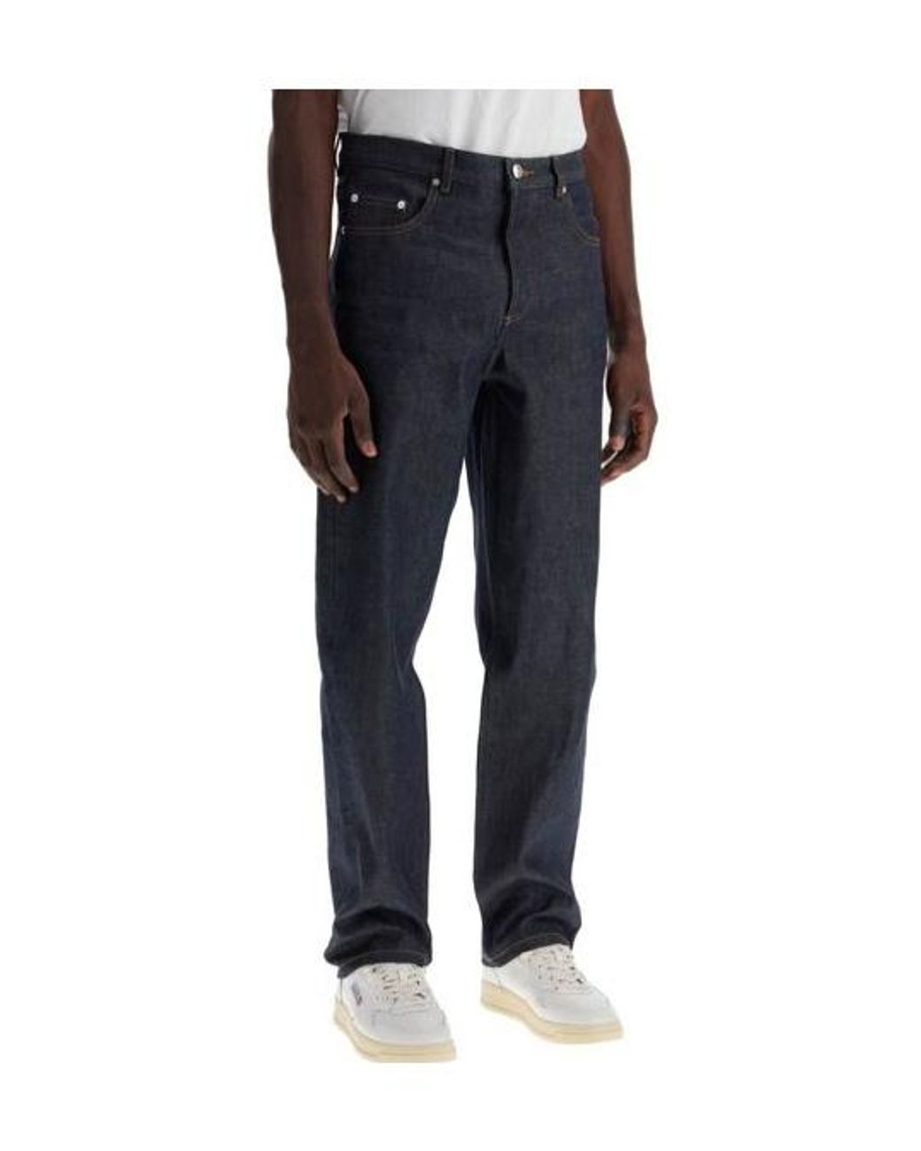 A.P.C. Blue Straight-Leg Slim-Fit Jeans for men