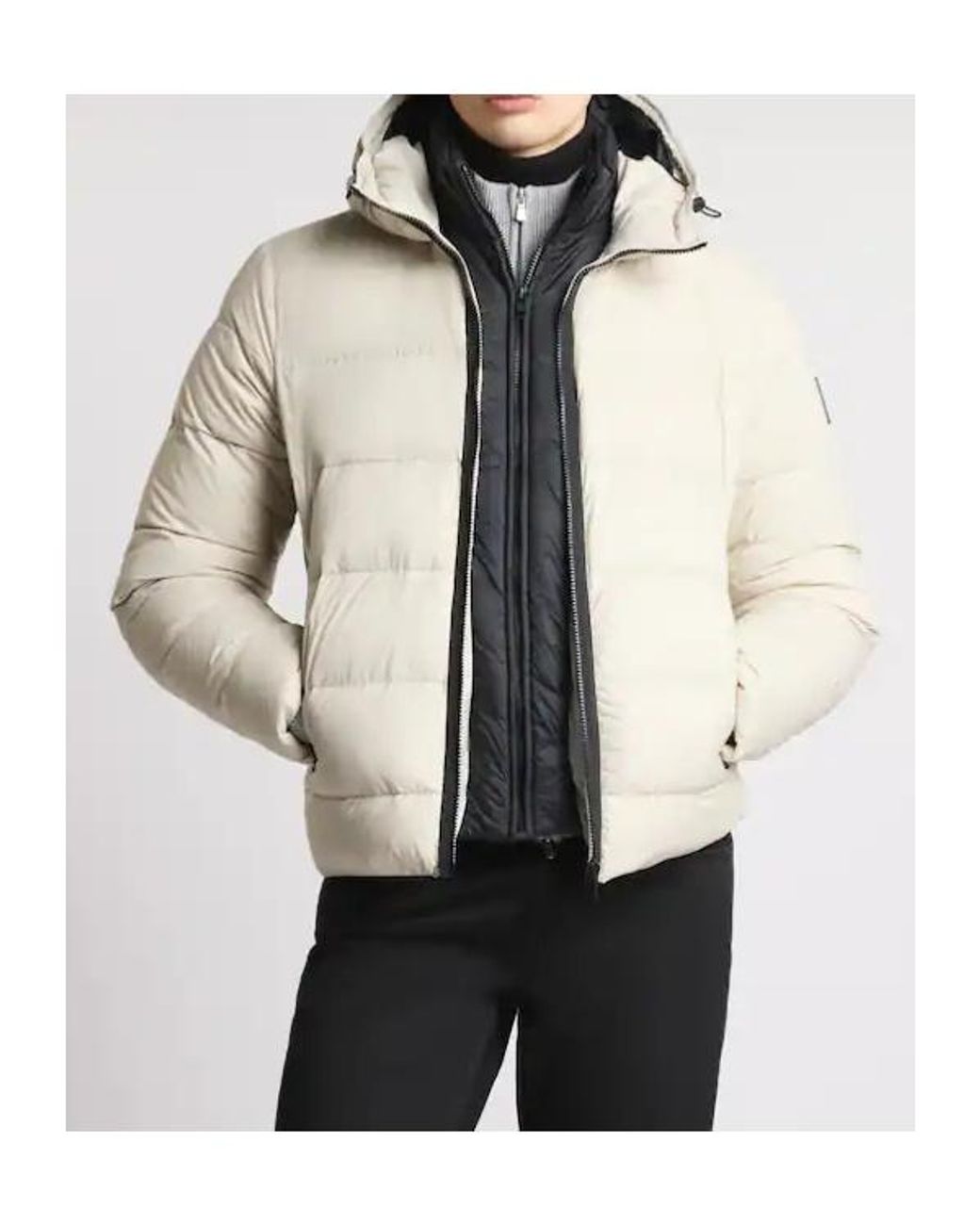 Fay Natural Quilted Down Jacket for men