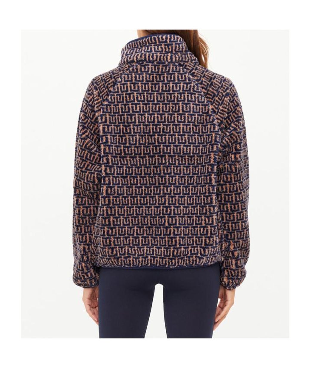 The Upside Brown Castilla Harlow Monogram Sweatshirt