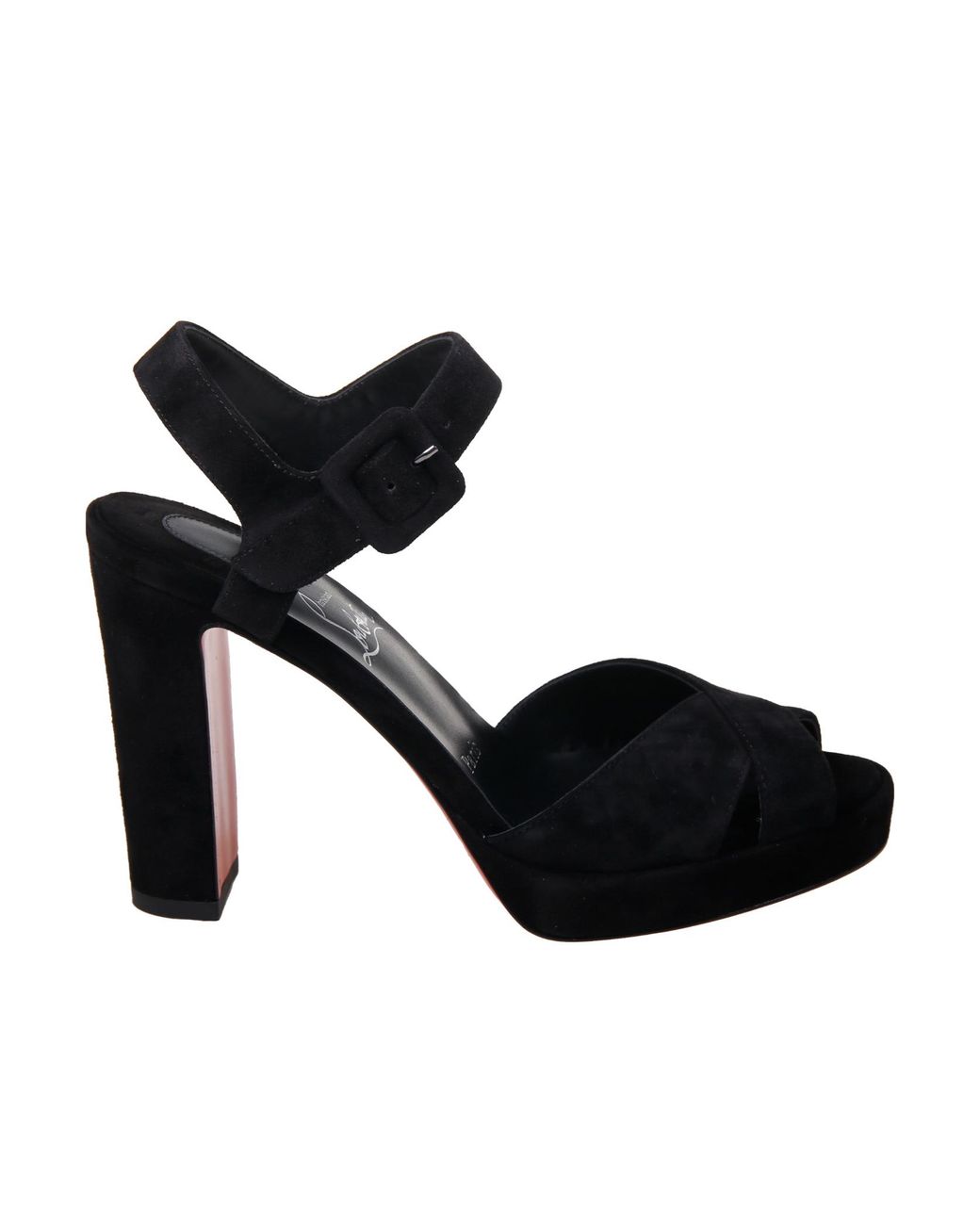 Christian Louboutin Black Cora Heeled Sandals