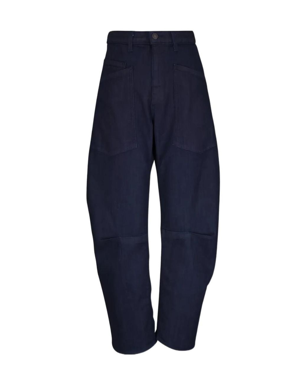Nili Lotan Blue Shon Double-Pocket Jeans