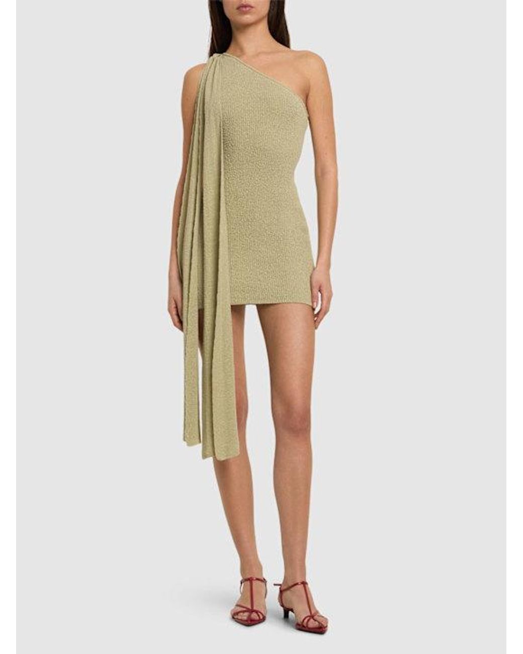 AYA MUSE Green Knitted Dress