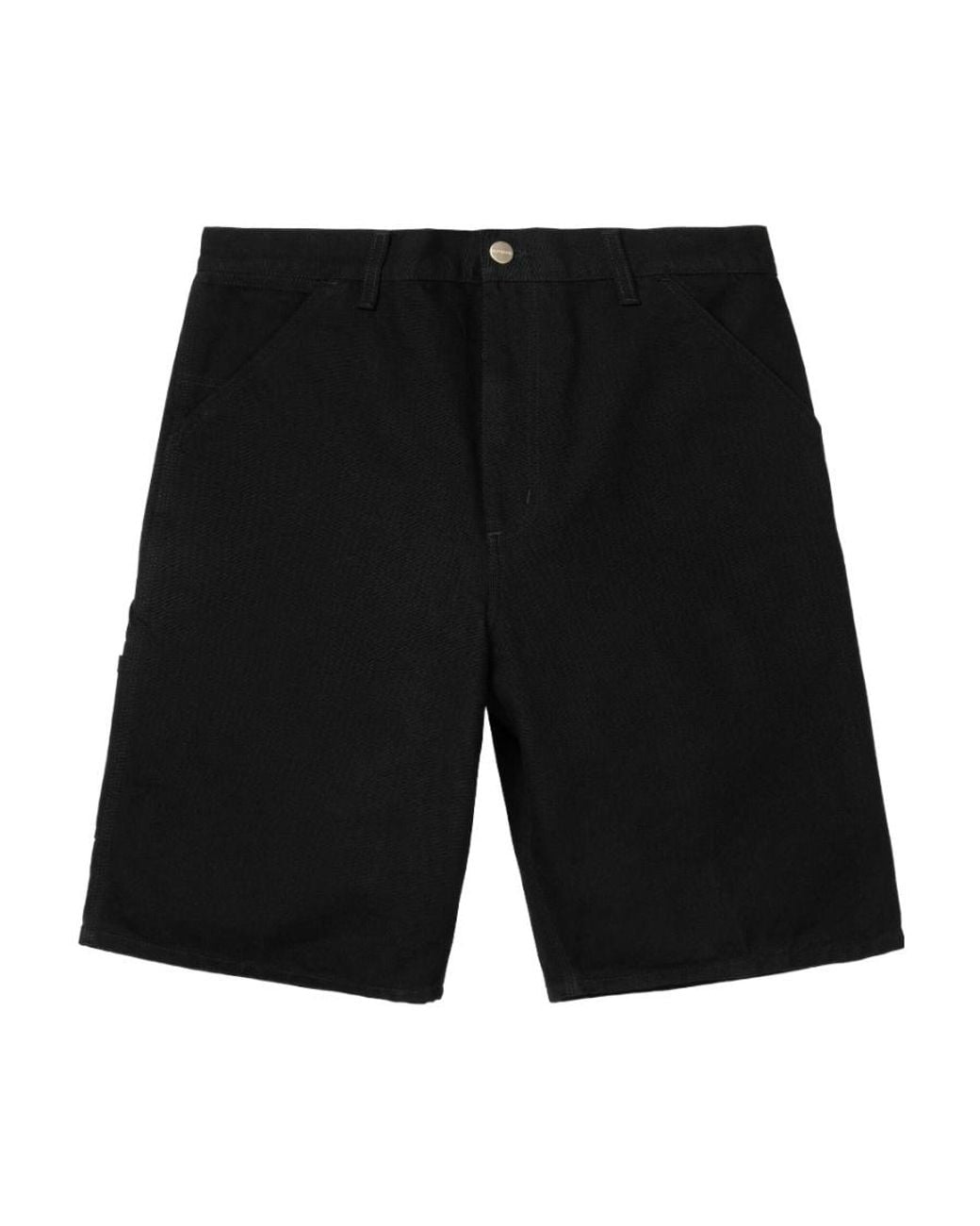Carhartt Black Logo Patch Chino Shorts for men