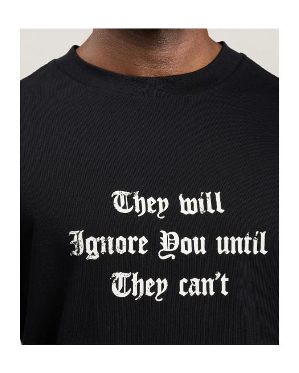 Palm Angels Black Statement Print T-Shirt for men
