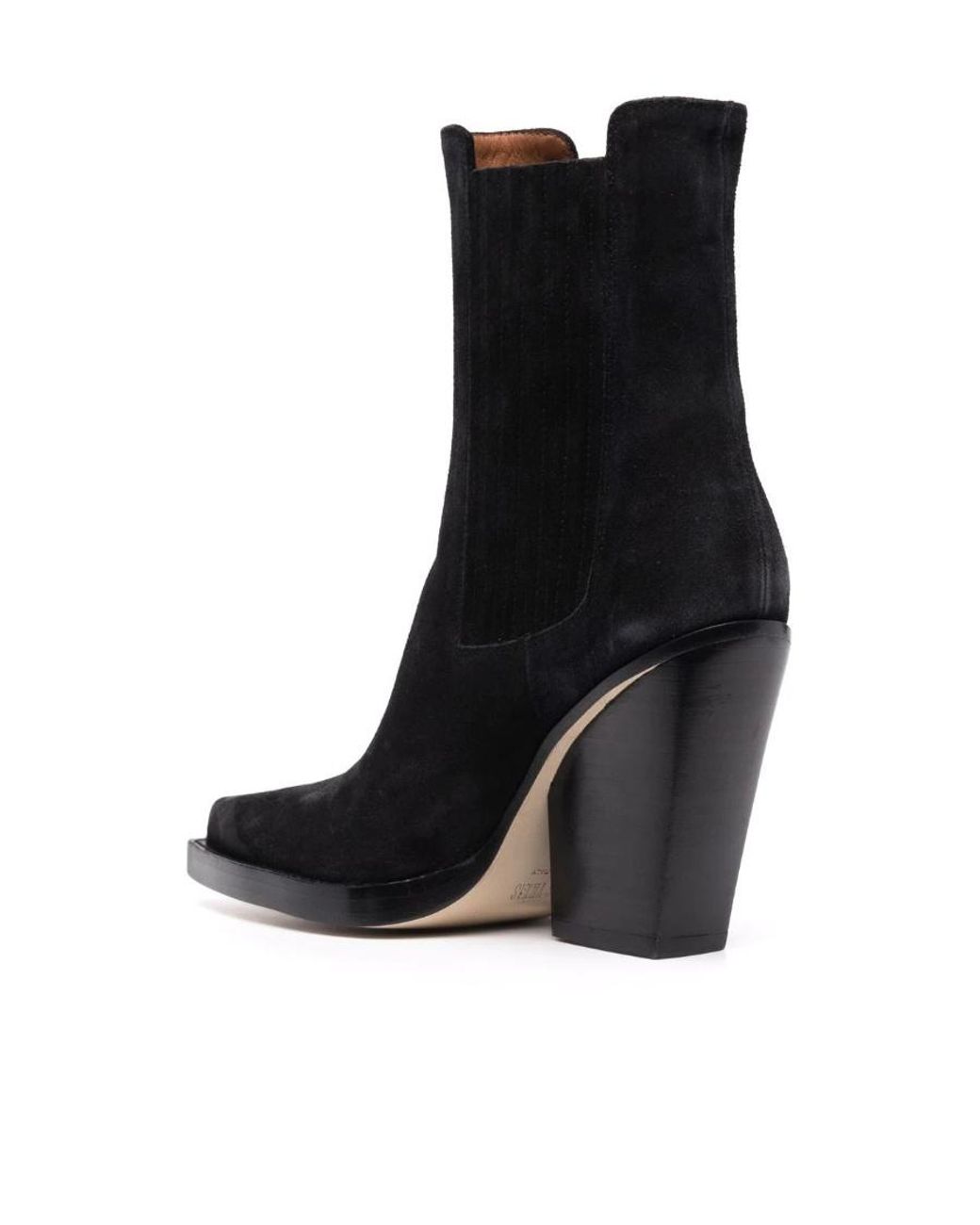 Paris Texas Black Dallas Ankle Boots