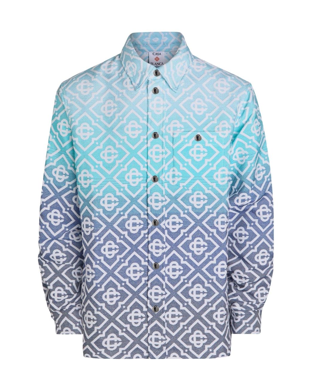 Casablanca Blue Overshirt for men