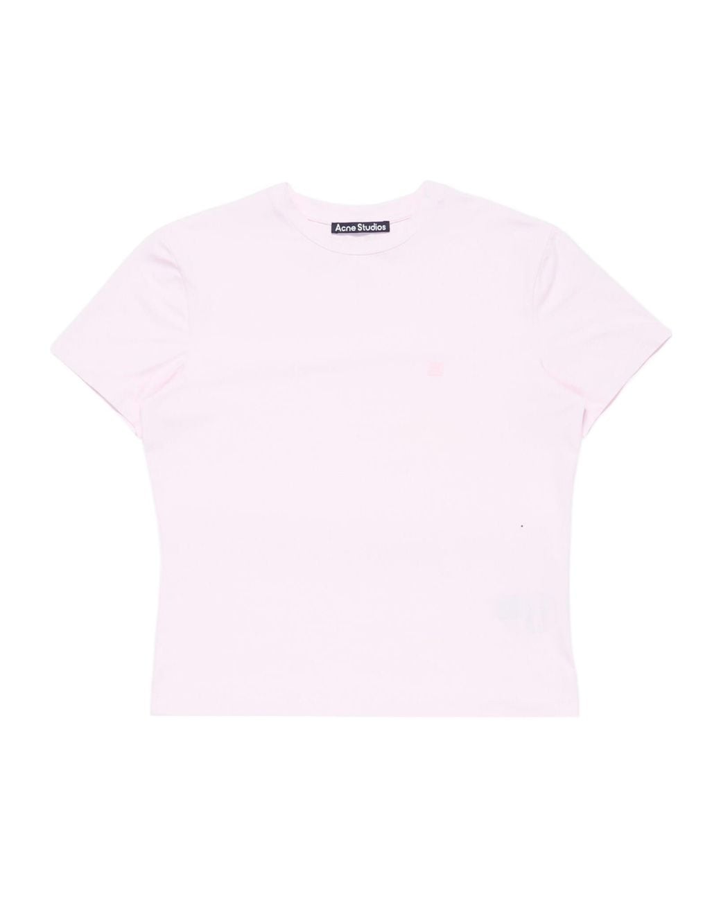 Acne Pink Regular Fit T-Shirt for men