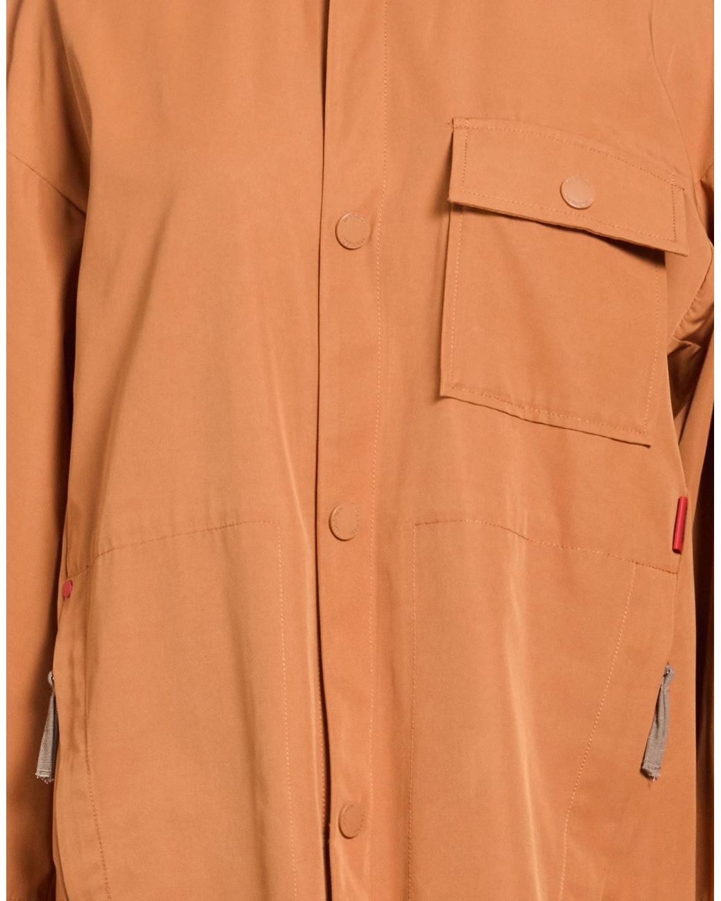 MAX&Co. Orange Solid Color Jackets