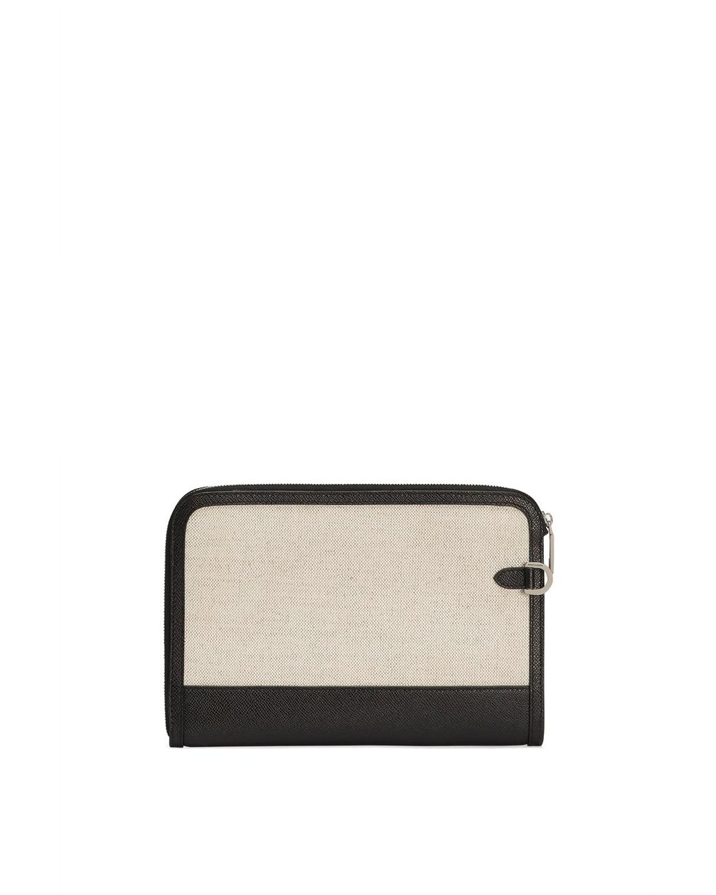 Dolce & Gabbana Multicolor Atene Zipped Clutch Bag for men