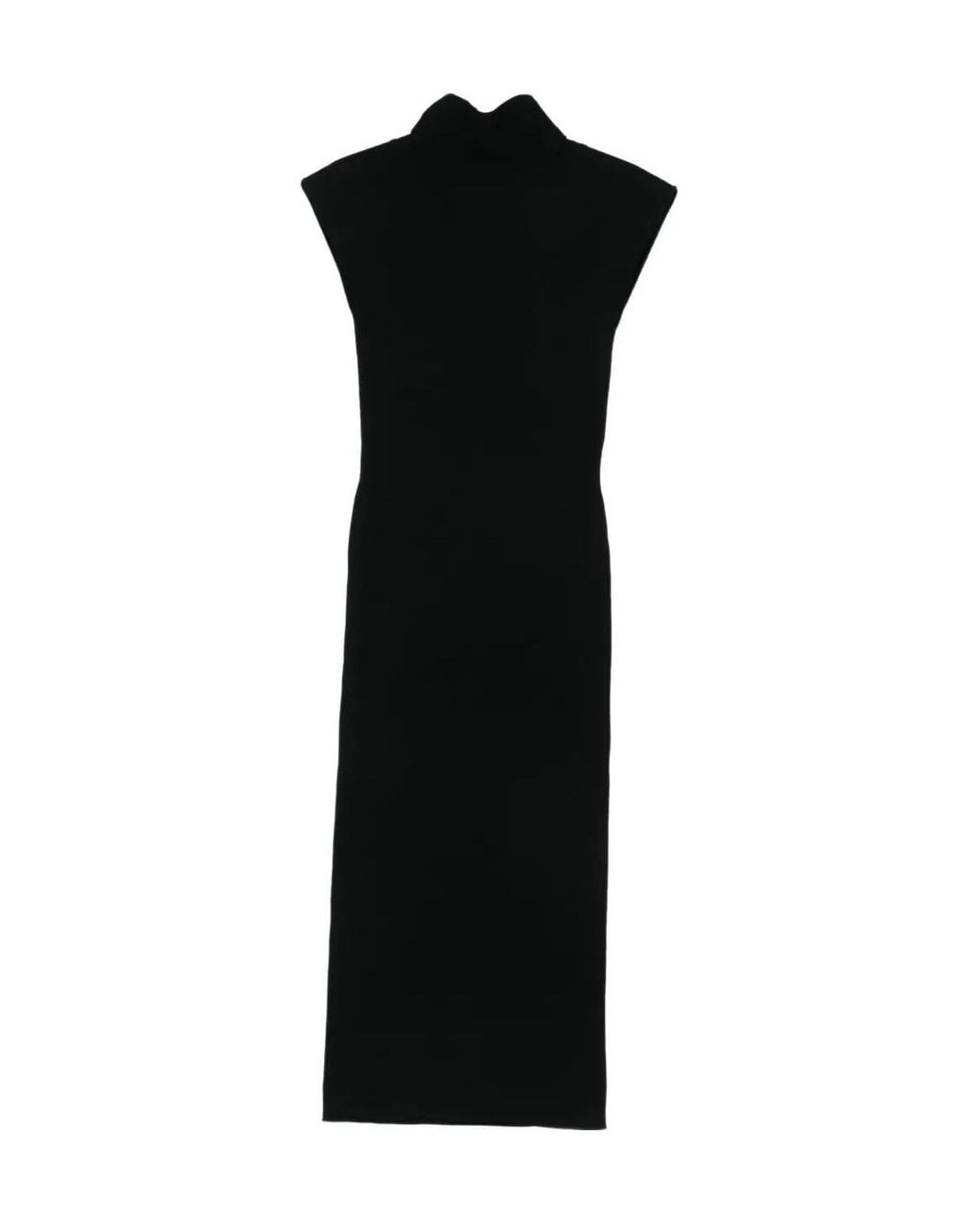 Alberta Ferretti Black Backless Dress