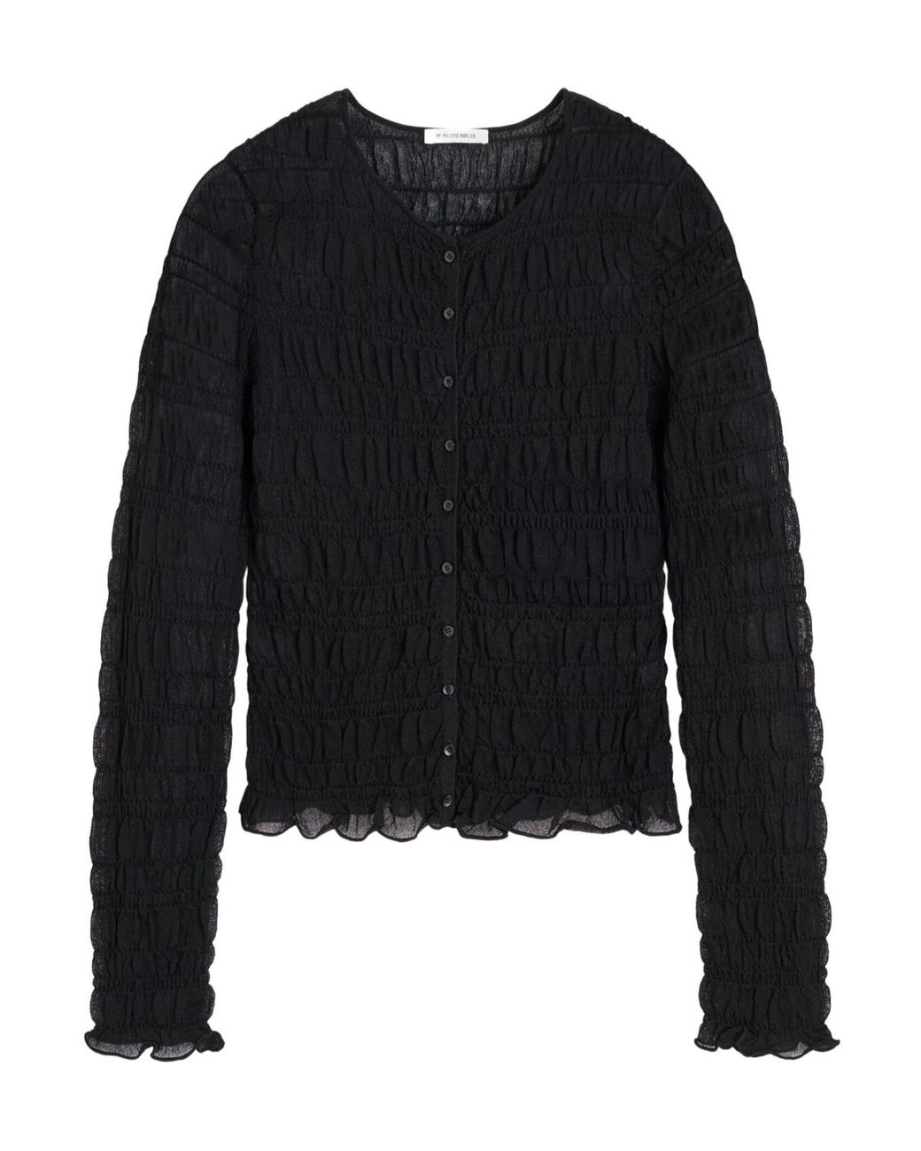 By Malene Birger Black Ebba Textured Cardigan