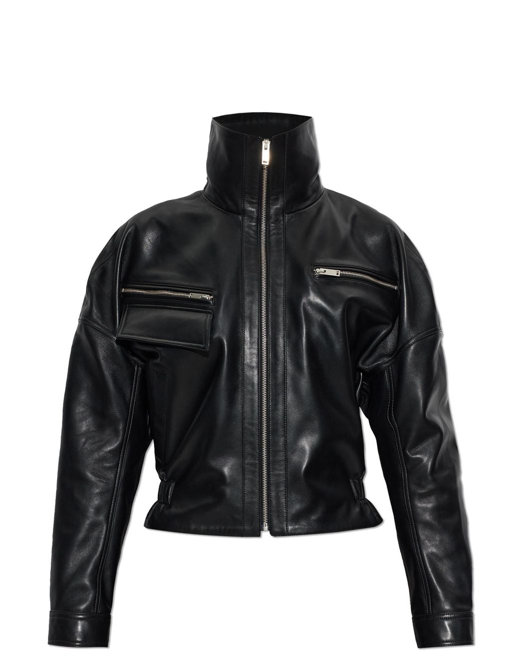Christopher Esber Black Long-Sleeve Zip-Up Jacket