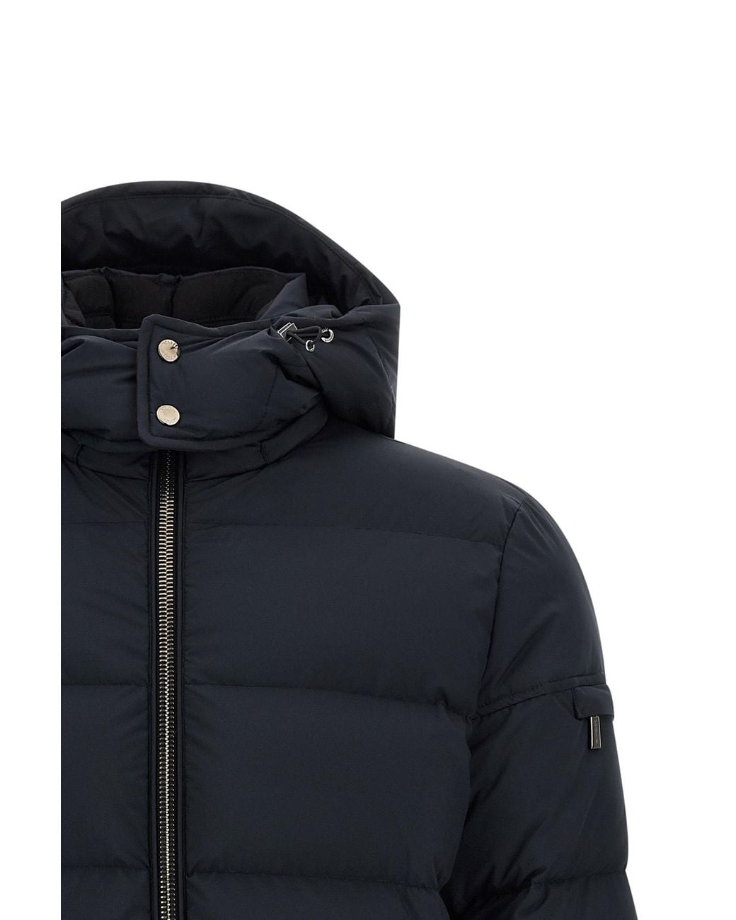 Moorer Blue Brett-Skt Bomber Jacket for men