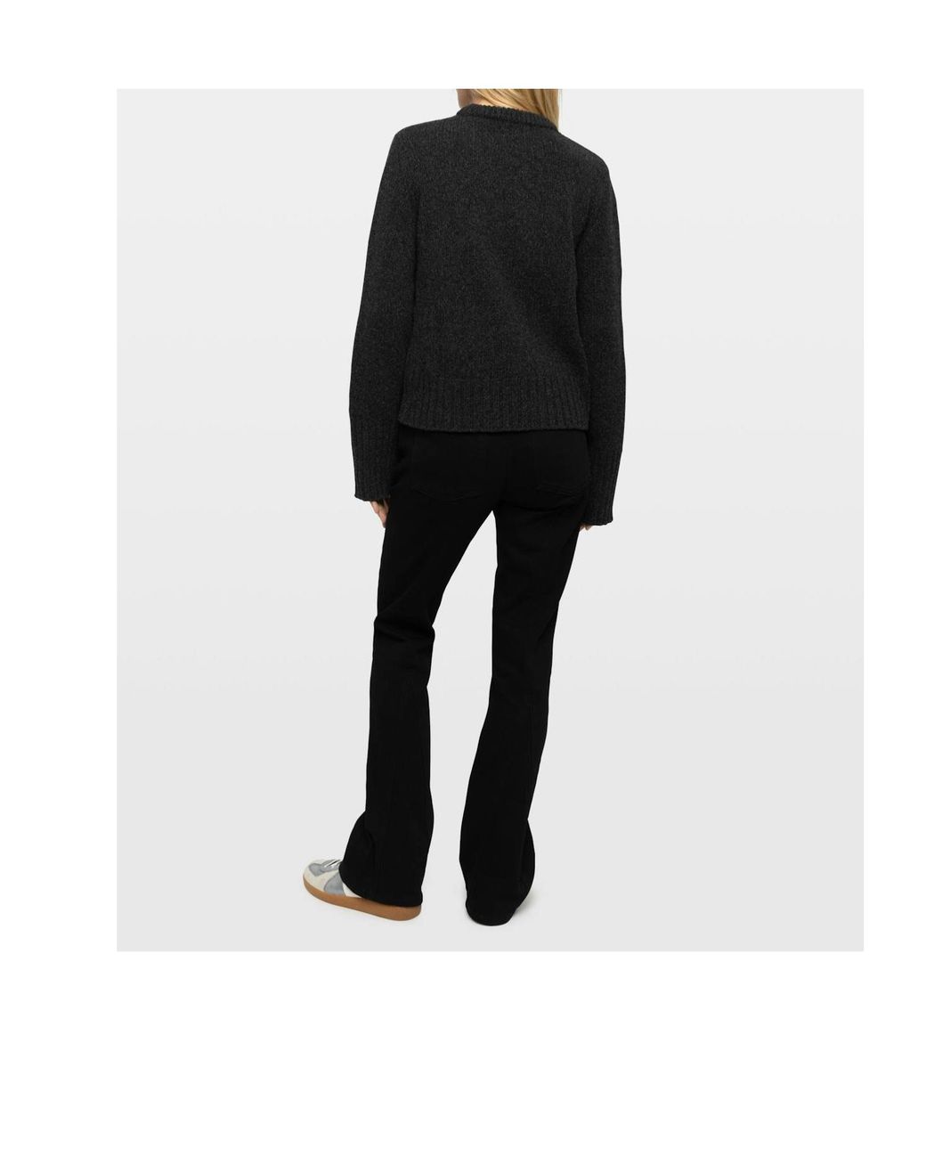 Zadig & Voltaire Black Sweater With A Smiley Face Pattern